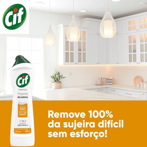 Cif Laranja - Higienizador Cremoso 450 Ml