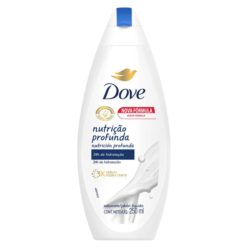 Dove Sabonete Líquido Nutrição Profunda 250ml