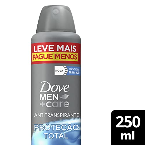 Dove Antitranspirante Aerossol Cuidado Total Men+Care 250Ml Leve Mais Pague Menos (A Embalagem Pode Variar)