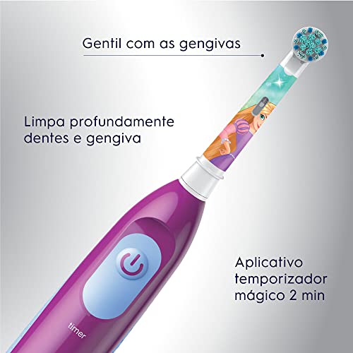 Escova Dental Oral-B Disney Princesas + 2 Pilhas AA