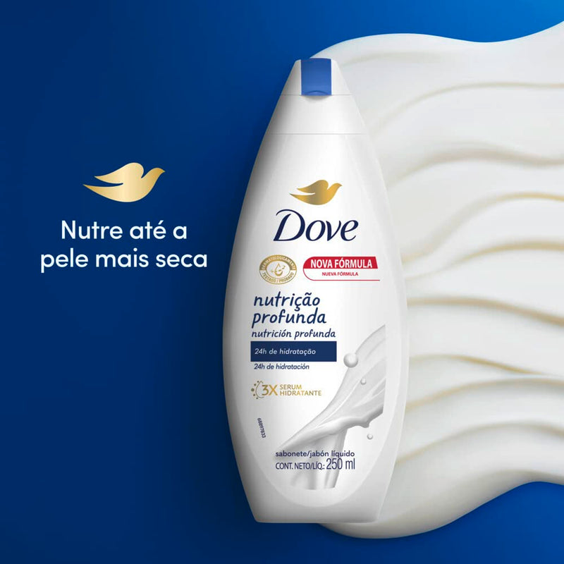 Dove Sabonete Líquido Nutrição Profunda 250ml