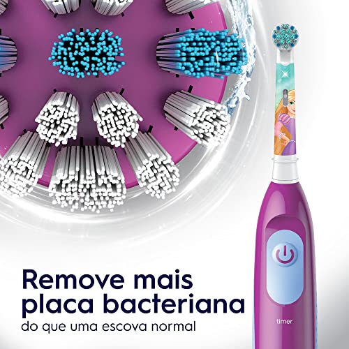 Escova Dental Oral-B Disney Princesas + 2 Pilhas AA