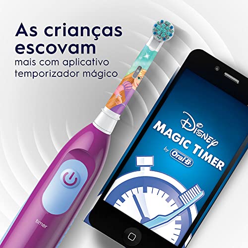 Escova Dental Oral-B Disney Princesas + 2 Pilhas AA