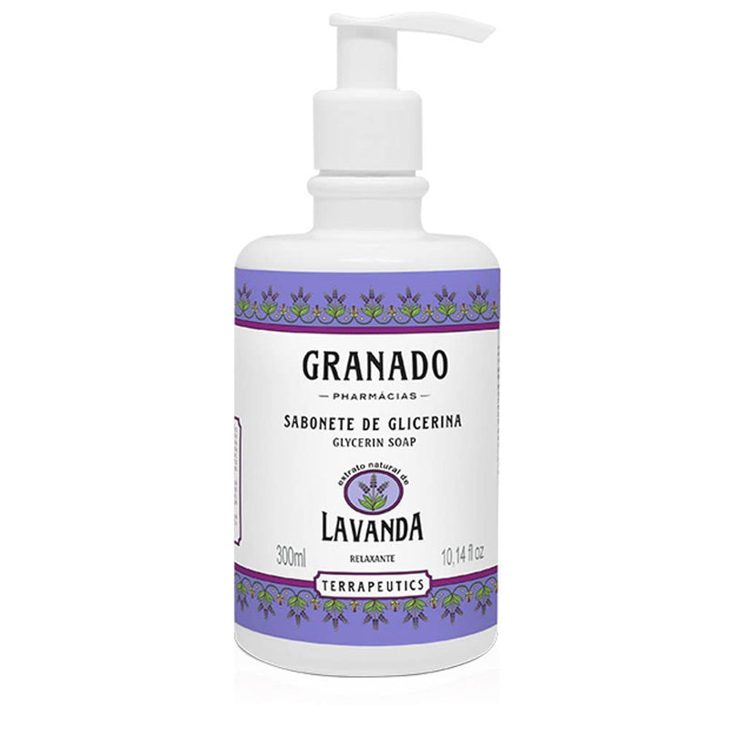 Sabonete Líquido Terrapeutics Lavanda, Granado, Lilás, 300Ml