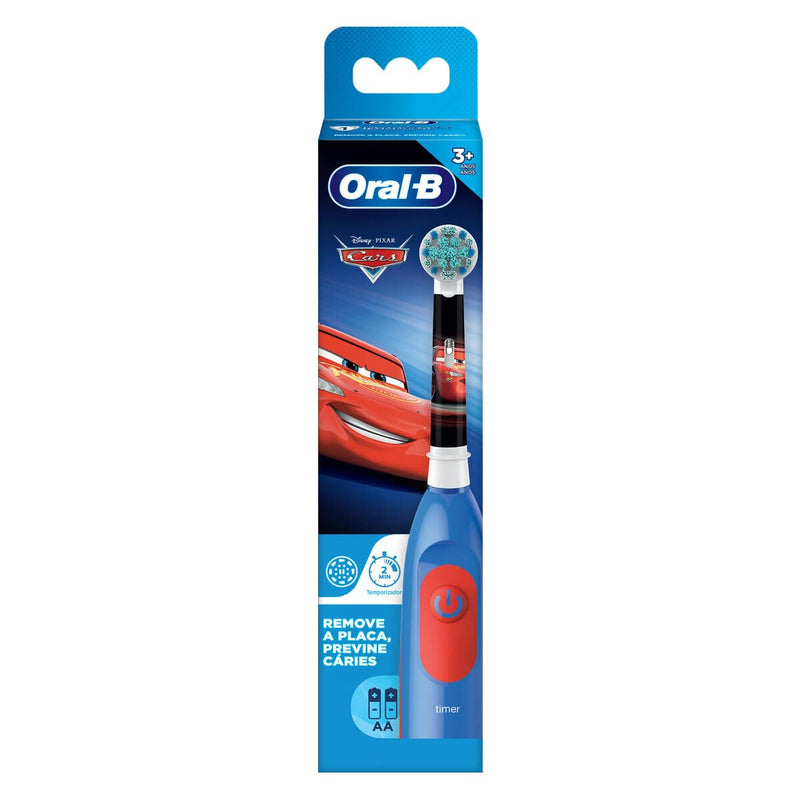 Escova Dental Oral-B Disney Pixar Carros + 2 Pilhas AA