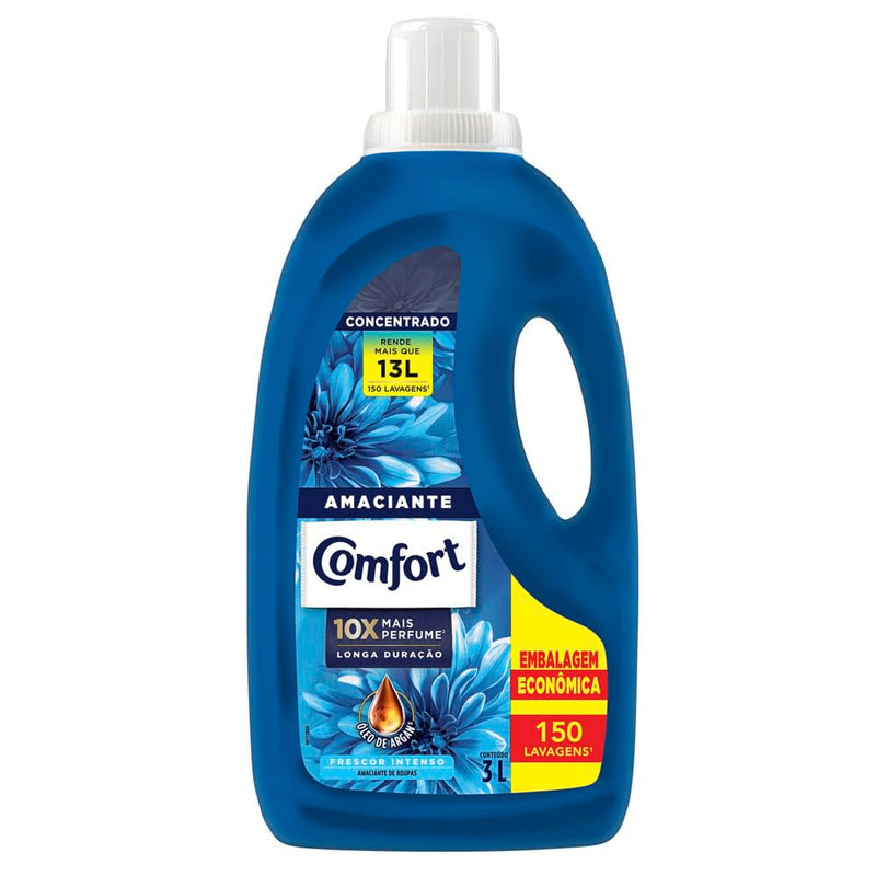 Comfort Amaciante Concentrado Frescor Intenso 3 L