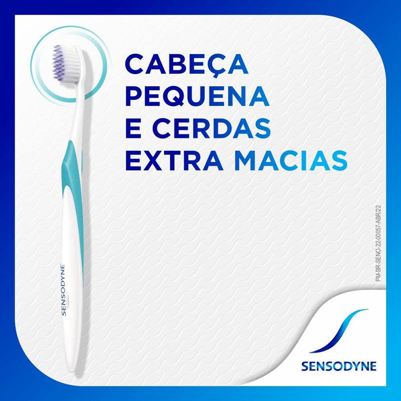 Sensodyne Escova Dental Limpeza Profunda para Dentes Sensíveis, Limpeza Interdental, Extra Macia, 1 unidade