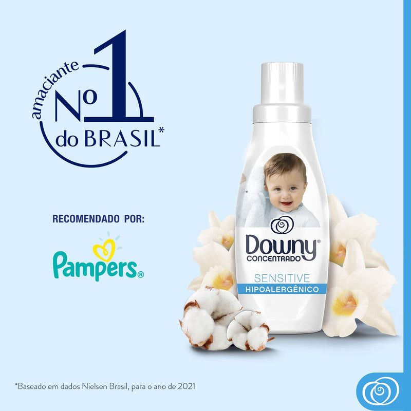 Downy Amaciante Concentrado Sensitive Hipoalergênico Para Roupa De Bebê 900Ml