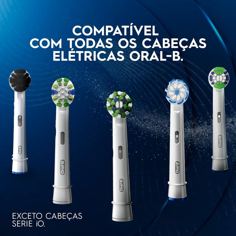 Oral-B Escova Elétrica Oral B Vitality 100+ Refis 3 Unidades, Preto