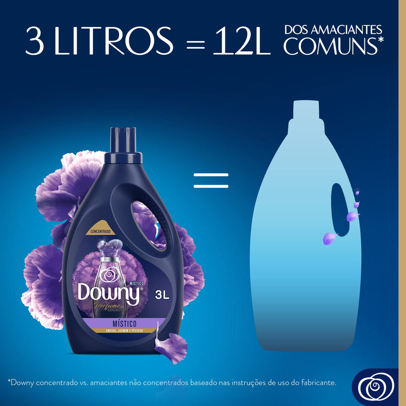 Downy Perfume Collection Místico - Amaciante Concentrado, 3L